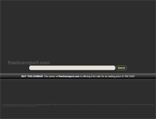 Tablet Screenshot of freelinereport.com